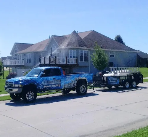 an image of prestige company truck